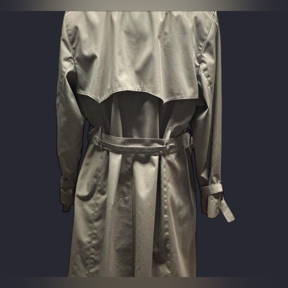 London Fog Tan Trench Coat - Picture 6 of 15